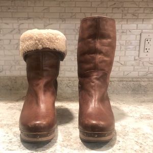Coach Shearling Booties